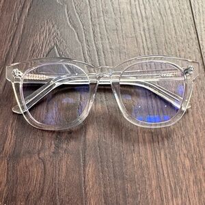 Diff eyewear Ryder Clear Blue Light Glasses new with case. Optical. Unisex.